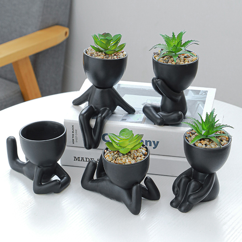 Bonsai Tree Zen Garden - Nordik Kreatif Lucu Pohon Pria Pot