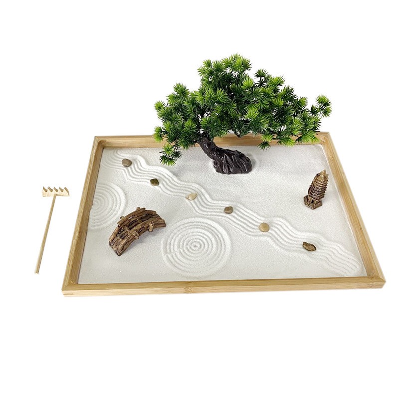 Taman Zen Jepang untuk Meja de - Bonsai Tree Zen Garden ulasan dan harga
